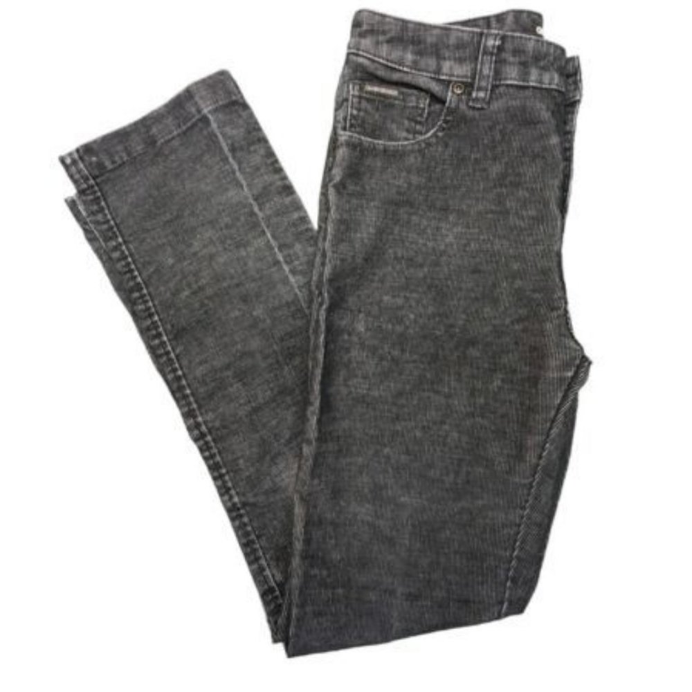 Quiksilver Corduroy Black Straight Leg Pants Women's Pants Size 27